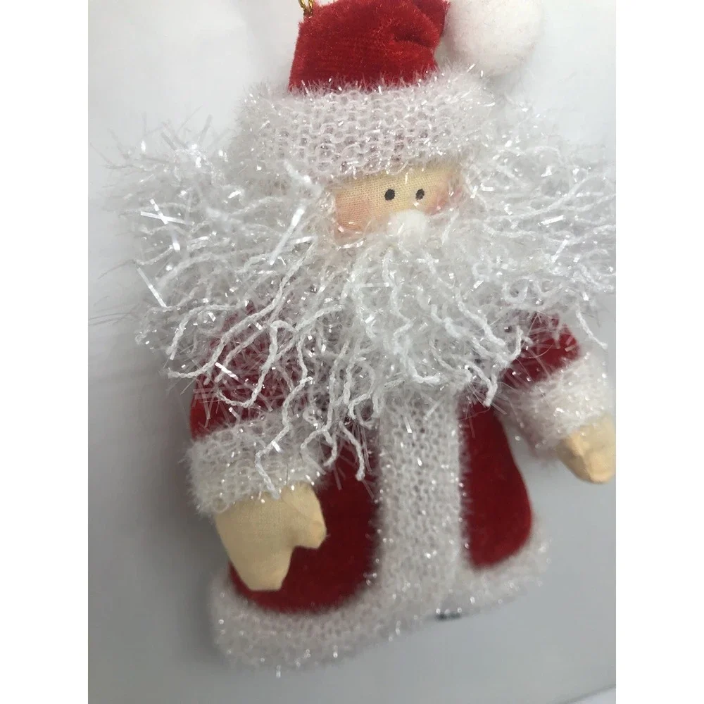 Plush Santa Claus Ornament 6